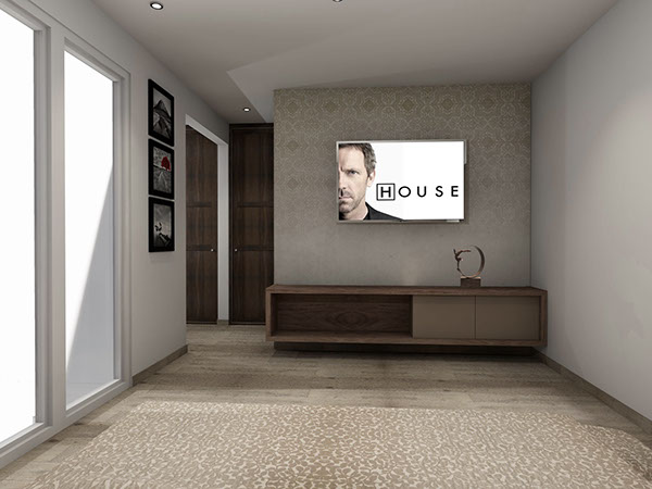 render propuesta para remodelacion de recamara en fraccionamiento residencial el castaño