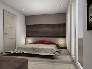 render propuesta para remodelacion de recamara en fraccionamiento residencial el castaño