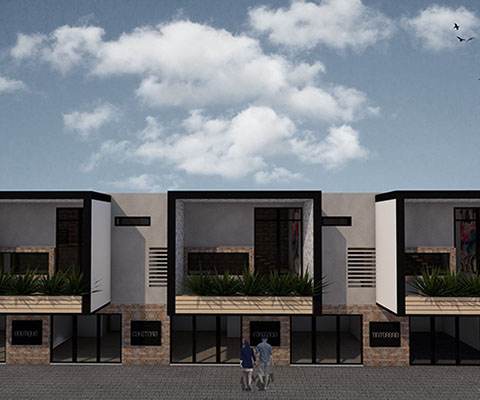 Render propuesta para proyecto Albarran en Toluca estado de mexico 