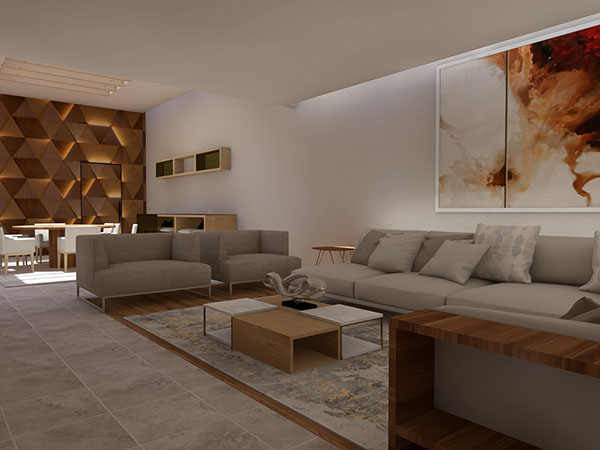 Sala Proyecto fraccionamiento Sauces Metepec