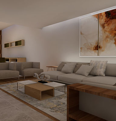 Sala Proyecto fraccionamiento Sauces Metepec