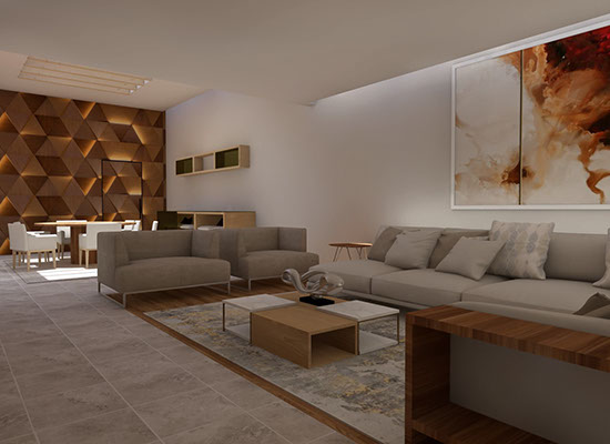 Sala Proyecto fraccionamiento Sauces Metepec