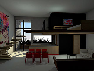 Interior proyecto arquitectonico albarran Toluca