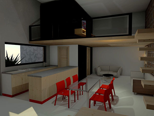 Interior proyecto arquitectonico albarran Toluca