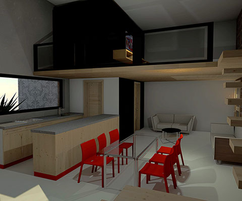 Interior proyecto arquitectonico albarran Toluca
