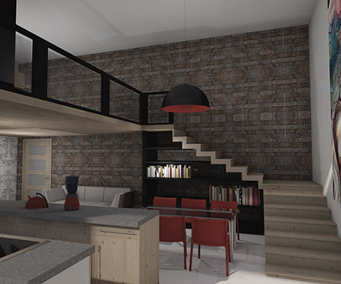 Interior proyecto arquitectonico albarran Toluca
