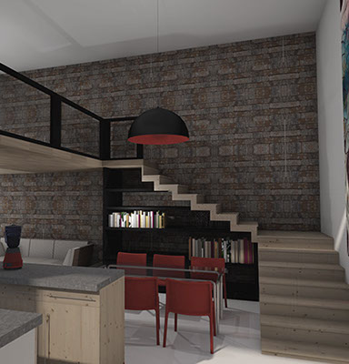 Interior proyecto arquitectonico albarran Toluca