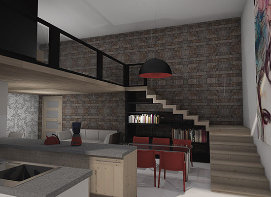 Interior proyecto arquitectonico albarran Toluca