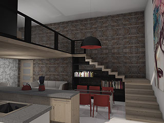 Interior proyecto arquitectonico albarran Toluca